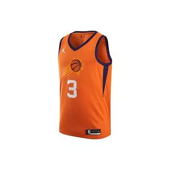 Дышащая баскетбольная майка Jordan Retro Fit, Fan Edition, сезон 2020 г., Phoenix Suns, Paul No. 3 мужских топа Burnt-Orange CV9491-848 XL