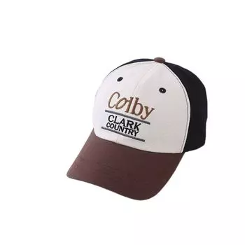 Дышащая детская бейсбольная кепка с вышивкой и козырьком, повседневная фуражка Coffee-Style 1