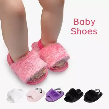 Дышащая детская обувь с мягкой подошвой. Детская обувь для детей 0–1 года. Простые эластичные и плотные прогулочные туфли. Плюшевые сандалии. 11