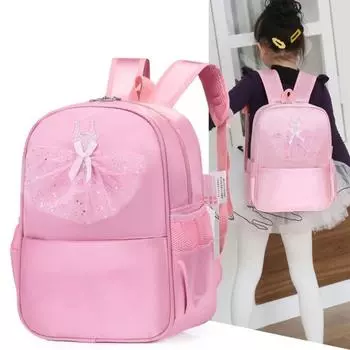 Дышащая детская танцевальная сумка, милый рюкзак для детского сада, йоги, балетная сумка, рюкзак для девочек