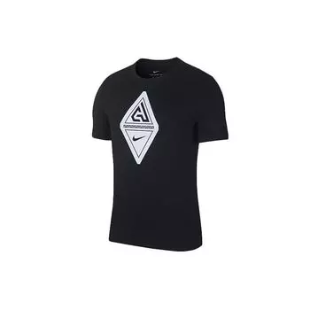 Дышащая футболка с короткими рукавами Nike Freak Basketball Training, мужские топы, черные BV8268-010 L