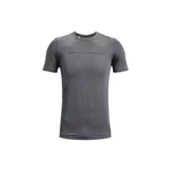 Дышащая футболка Slim Fit для тренировок Under Armour Rush Series, мужские топы, серая 1361132-012 M