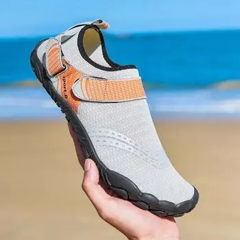 Дышащая легкая мужская обувь Aqua Женские быстросохнущие пляжные кроссовки для пар эластичная обувь для воды Нескользящая походная обувь для серфинга 36 синий