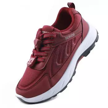 Дышащая, легкая обувь для ходьбы для женщин: Весенний и осенний стиль для пожилых людей 36 чёрный