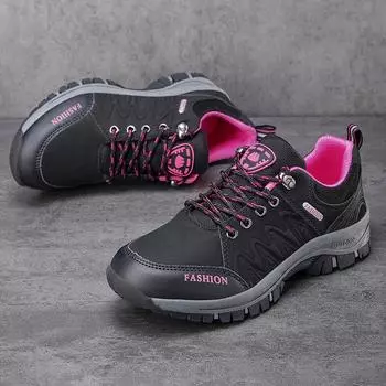 Дышащая легкая походная обувь на плоской подошве для женщин, спортивная обувь для бега 2024 года, новая модная и повседневная походная обувь 36