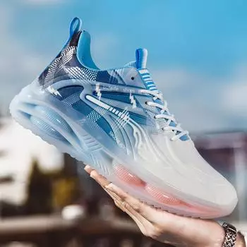Дышащая летняя спортивная обувь для мужчин, большой размер, амортизация, повседневные кроссовки для бега, молодежные кроссовки на плоской подошве, для студентов, увеличивающие рост 39 белый