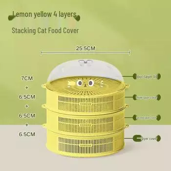 Дышащая многослойная крышка для еды: Пыленепроницаемый, Защищенный от мух, Защищенный от насекомых, Идеально подходит для оставшейся еды и риса
