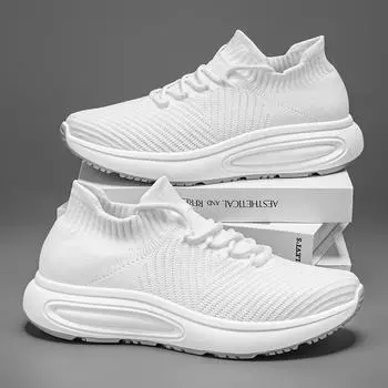 Дышащая мужская повседневная обувь, легкая мужская обувь для ходьбы на открытом воздухе, нескользящие мужские кроссовки, туфли на плоской подошве, вулканизированная обувь 39