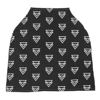 Дышащая накидка для кормления грудью, с узором, моющийся полиэстер, для кормления грудью