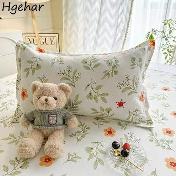 Дышащая наволочка с принтом 48x74 см, съемная наволочка Ins Pastoral Home Textile Bathroom House Soft Pillows Cover 2 шт. 480*740mm