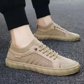 Дышащая новая повседневная мужская обувь, противоскользящая спортивная ленивая обувь 39