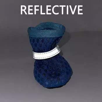 Дышащая обувь для собак маленьких пород, мягкая защита лап, обувь для щенков, нескользящие ботинки для йоркширских мопсов, товары для животных на открытом воздухе XXS розовый