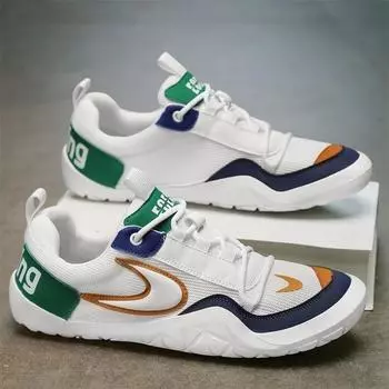 Дышащая обувь мужская 2024 года, сетчатые кроссовки Fly-Watch, мягкая подошва, молодежные белые кроссовки Forrest Gump, легкие кроссовки 39