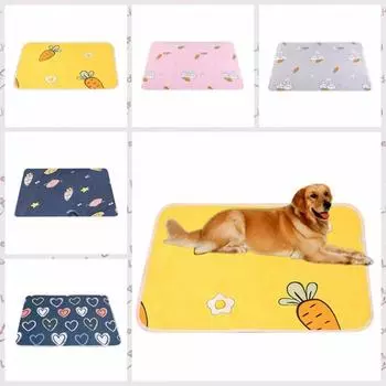 Дышащая подстилка для мочи домашних животных, многоразовая физиологическая подкладка для собак, чехол для сиденья автомобиля, подгузник для собак и котят S-A