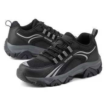 Дышащая походная обувь унисекс, легкая треккинговая обувь 36 чёрный