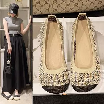 Дышащая полая подставка для ног с мягкой подошвой и большой головой Туфли для куклы Мэри Джейн Соевые туфли Женские туфли для поездок на работу 35