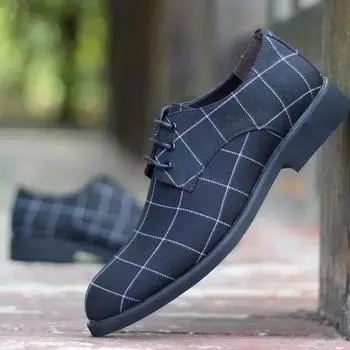 Дышащая повседневная кожаная обувь для офиса, мужские туфли, формальные свадебные туфли, Sapato Social Masculino Chaussures Homme De Luxe 37 чёрный