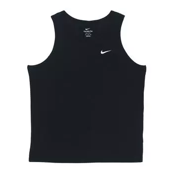 Дышащая повседневная спортивная быстросохнущая майка Nike Dri-Fit, мужские топы, черные AR6070-010 M