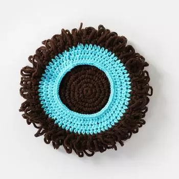 Дышащая шапочка для парика, милый реквизит для фотосъемки, новая вязаная шапка для ребенка