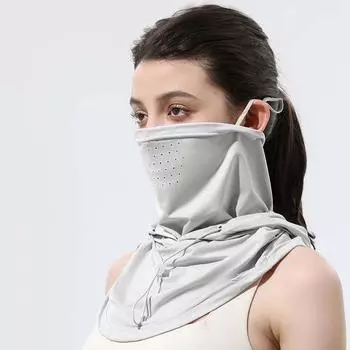 Дышащая солнцезащитная шляпа с маской-шалью, эластичная солнцезащитная шляпа для лица, пляжная Style 3