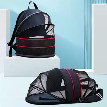 Дышащая сумка-переноска для кошек, переноска для домашних животных на открытом воздухе, рюкзак, расширяемое пространство, переносные сетчатые сумки для путешествий для собак и кошек