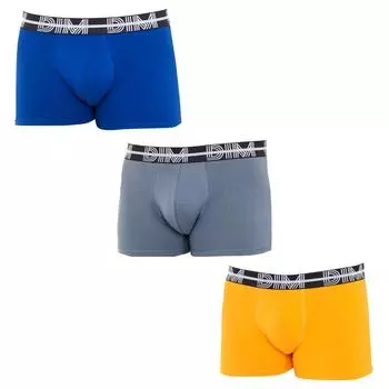 Pack-3 Boxers System дышащая ткань D01QU для мужчин L разноцветный