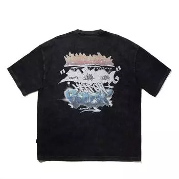 Дышащая универсальная футболка с коротким рукавом с принтом букв Li Ning, унисекс, топы, черная AHSVB23-2 S