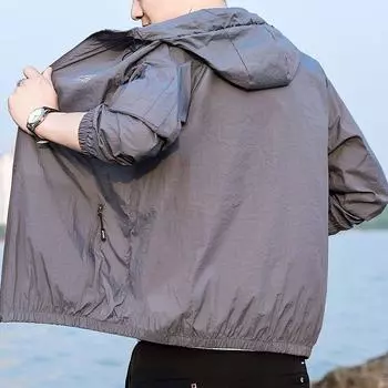 Дышащее и стильное мужское солнцезащитное пальто, тонкое и легкое M
