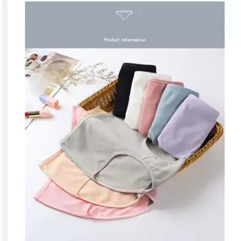 Дышащее моделирующее нижнее белье с высокой талией для женщин, подтягивающее живот и подтягивающее бедра, большие треугольные брюки M белый