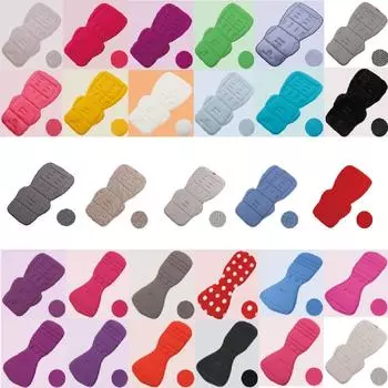 Дышащие аксессуары для колясок, универсальный матрас в коляске, подкладка для детской коляски, аксессуары для подушек для сидений, мягкая подушка для четырех сезонов