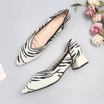 Дышащие балетки с леопардовой сеткой, повседневные лоферы без шнуровки на низком каблуке с острым носком, женские топсайдеры, мокасины, прогулочная обувь 34 бежевый