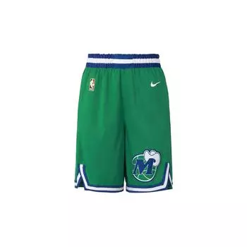 Дышащие баскетбольные шорты унисекс со средней посадкой Nike Dallas Mavericks Fan Edition, зеленые CN1023-312 M