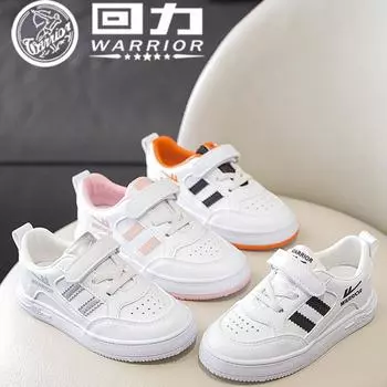 Дышащие белые туфли WARRIOR Classmates Новые весенние и осенние низкие кроссовки для сноуборда Повседневная спортивная обувь 25