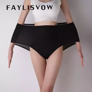 Дышащие брюки с большой сеткой до и после менструации, герметичные брюки, нижнее белье со средней и высокой талией для женщин L