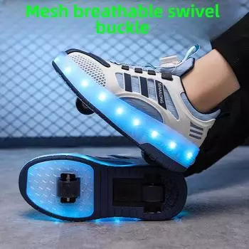 Дышащие детские роликовые коньки : Четырехколесные коньки для мальчиков и девочек. 36/23cm