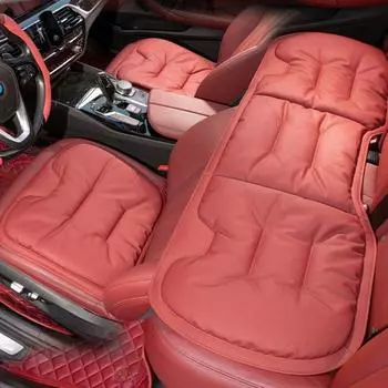 Дышащие кожаные подушки для сидений, влагостойкие чехлы для автомобильных сидений, Универсальная защита для сидений на все сезоны Style C