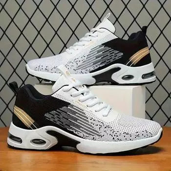 Дышащие кроссовки для фитнеса, износостойкие, нескользящие, повседневные кроссовки для бега и повседневного использования 39 чёрный