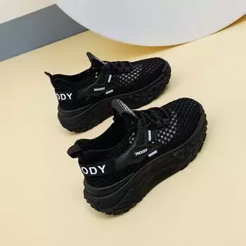 Дышащие кроссовки Flyknit для бега для студентов 35 белый