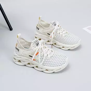 Дышащие кроссовки Flyknit для девочек 35 белый