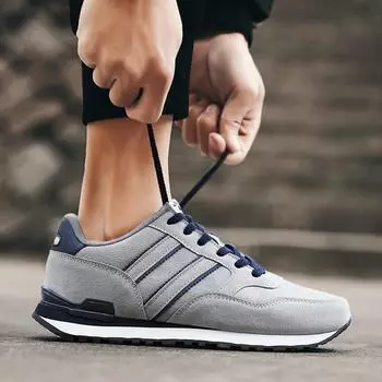Дышащие кроссовки, мужские спортивные кроссовки, женская легкая спортивная обувь, кожаные мужские повседневные кроссовки на плоской подошве, прогулочная обувь больших размеров 38