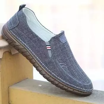 Дышащие кроссовки Slip-on Мужская повседневная обувь для отдыха Распродажа 2024 года Тренд Элегантная мужская обувь Vulcanize Classic Original В Акция 39