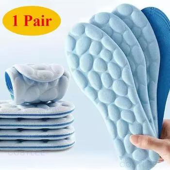 Дышащие массажные стельки из пены с эффектом памяти для обуви с ортопедической подушкой для спортивного бега 35 синий