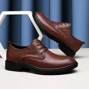 Дышащие мужские кроссовки для активного отдыха, повседневная мужская обувь ручной работы, туфли-оксфорды из натуральной кожи, люксовый бренд, нескользящая обувь для ходьбы 36 чёрный