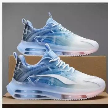 Дышащие мужские кроссовки для бега — утепленные и стильные повседневные кроссовки для подростков и взрослых Size 45 белый/чёрный