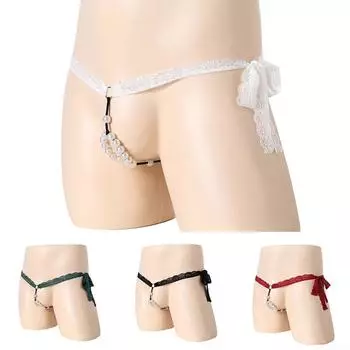 Дышащие мужские стринги сексуальные трусы нижнее белье высокая эластичность