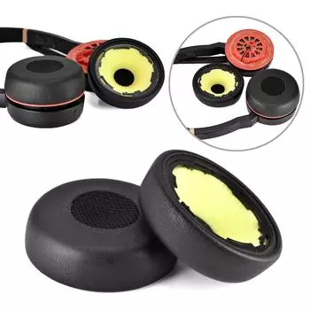 Дышащие охлаждающие гелевые амбушюры для гарнитуры Evolve 75, удобные пенные амбушюры (1Pair)