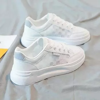 Дышащие сетчатые женские кроссовки, легкие летние повседневные туфли на платформе с удобным дизайном 36 зелёный