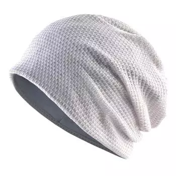 Дышащие шапки, женские весенние однотонные шапки, женские шляпы с капюшоном, уличные летние повседневные сетчатые шапочки с черепами, шапка-тюрбан в стиле хип-хоп 57-60cm