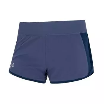 Дышащие шорты для бега с цветными блоками Under Armour Speedpocket, женские плавки, фиолетовые 1323872-497 S