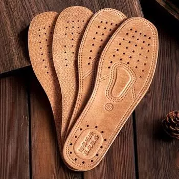 Дышащие синтетические стельки для мужчин и женщин — впитывают пот, не имеют запаха, эргономичны, удобны и долговечны 36 коричневый